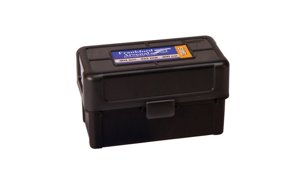 Frankford Arsenal Hinge-Top Ammo Box #505 – 50 Round