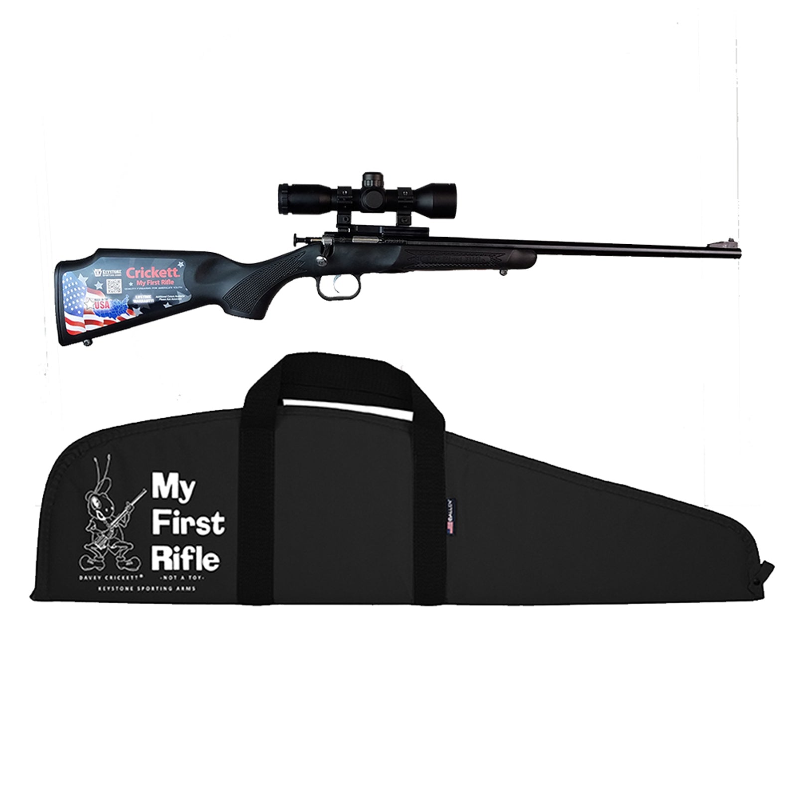 Crickett Youth Gen 2 .22 LR 16.1" Barrel 1-Rounds Complete Package