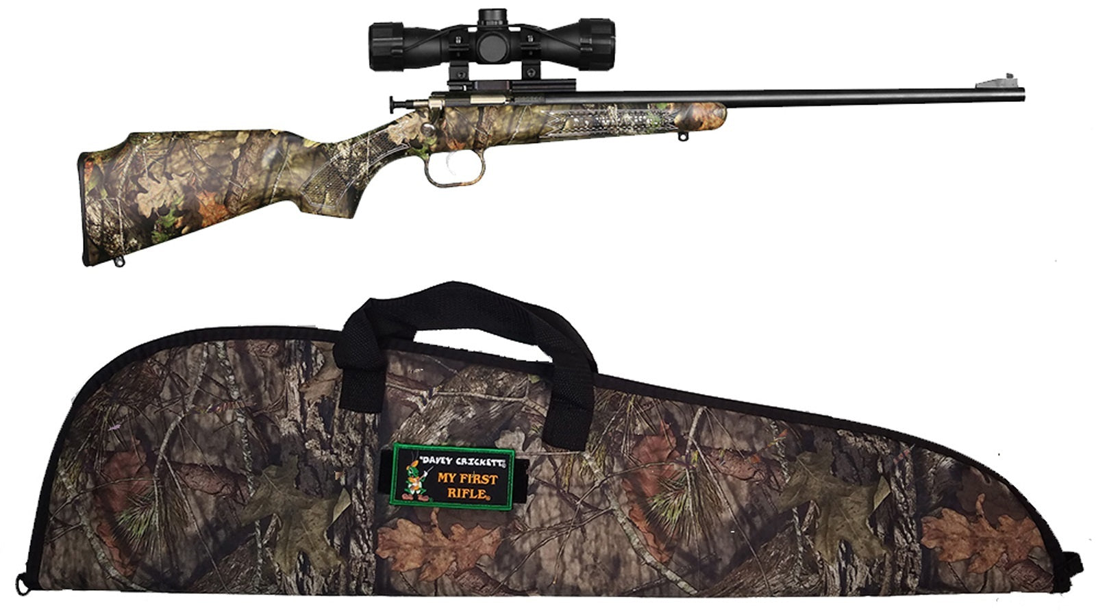Crickett Synthetic 22LR 16.125" 1RD Mossy Oak