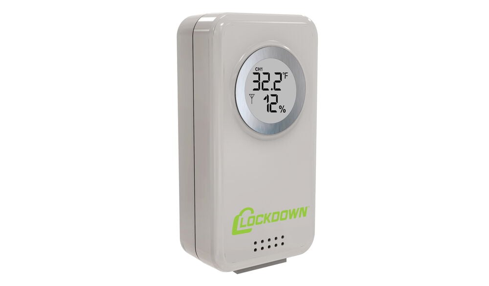 Lockdown Wireless Digital Hygrometer and remote sensor