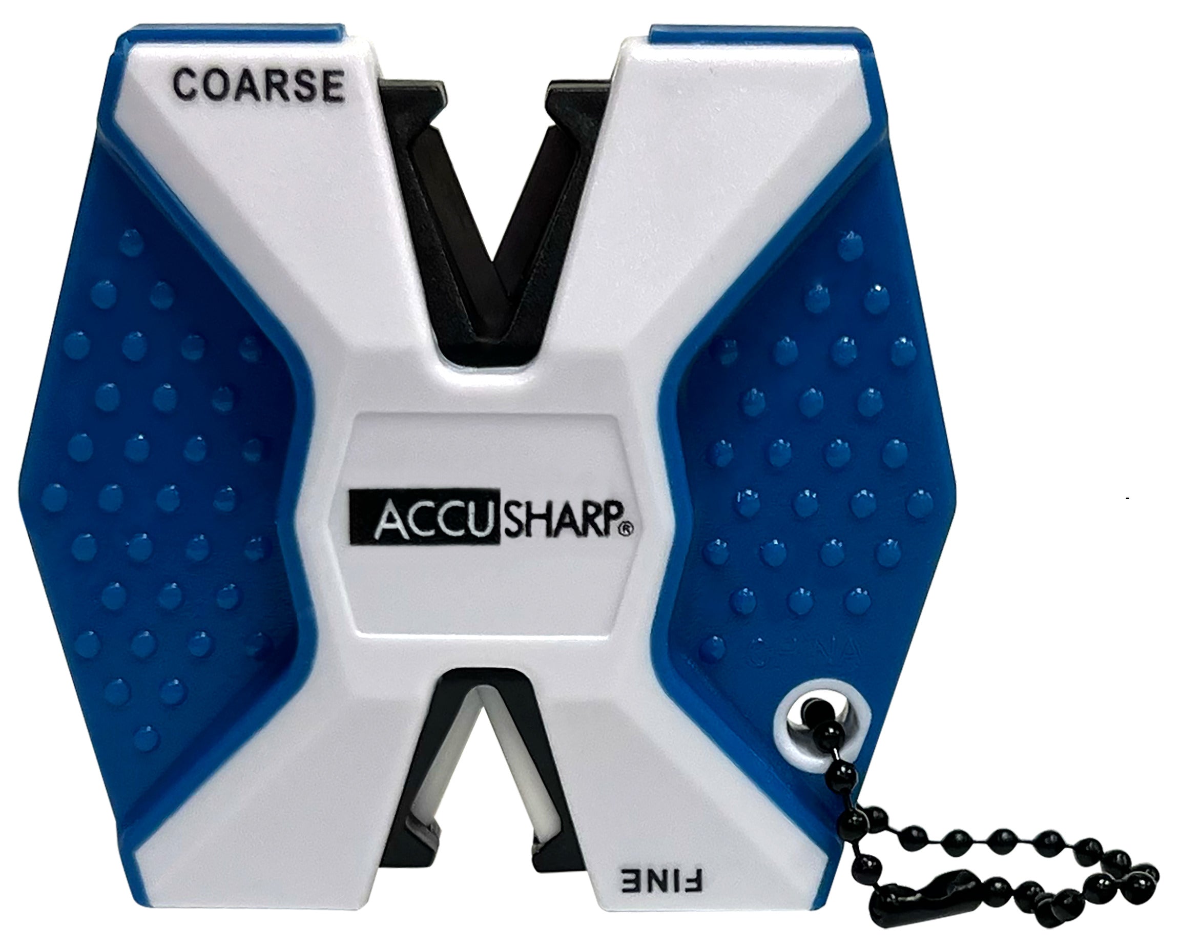 AccuSharp Carbide-Ceramic Two Step Sharpener, White & Blue