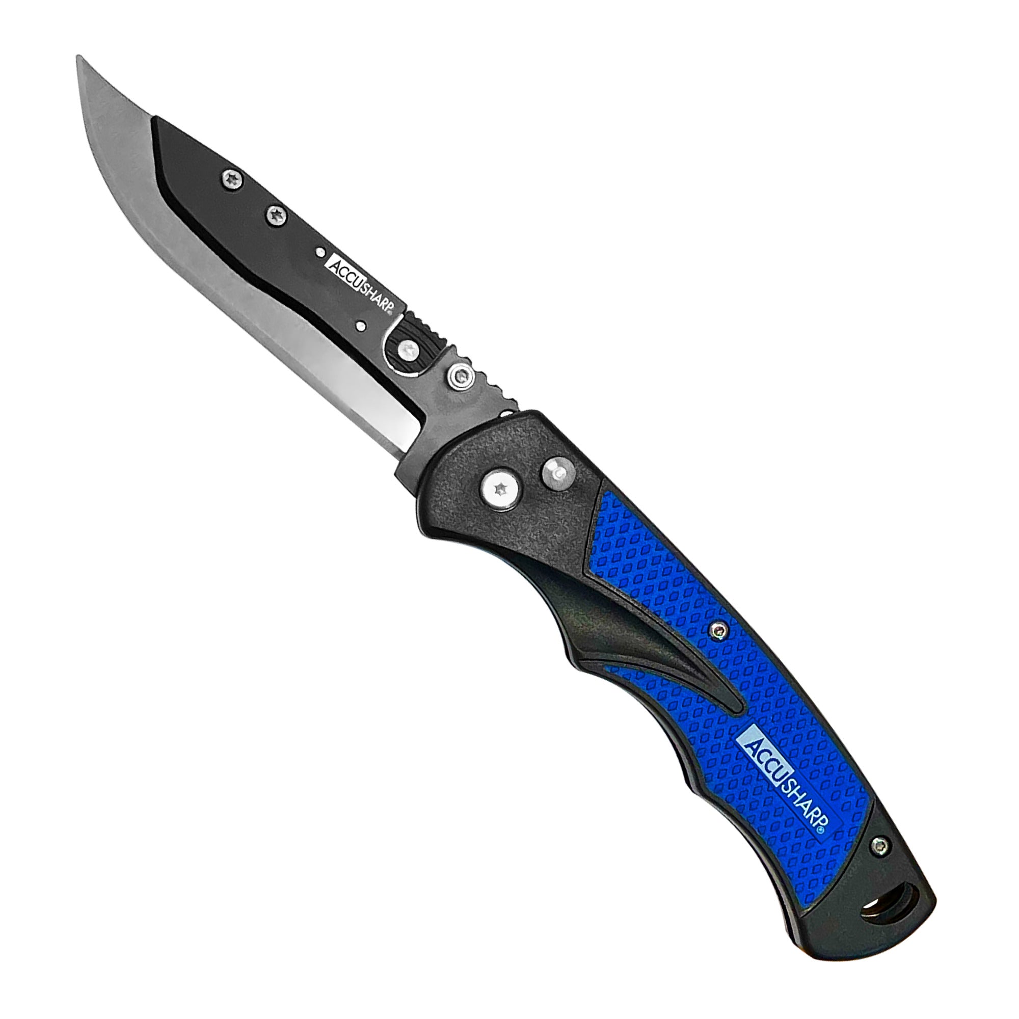 AccuSharp Replaceable Blade Razor Knife, Blue