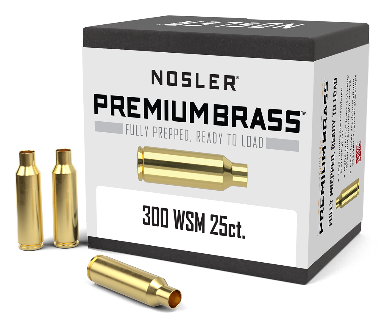 Nosler 300 WSM Premium Brass (25ct) product image