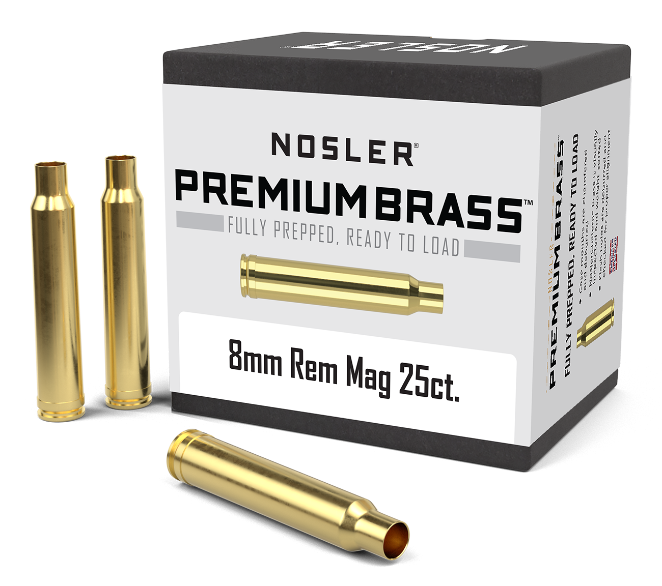 Nosler 8mm Rem Mag Premium Brass (25ct) product image