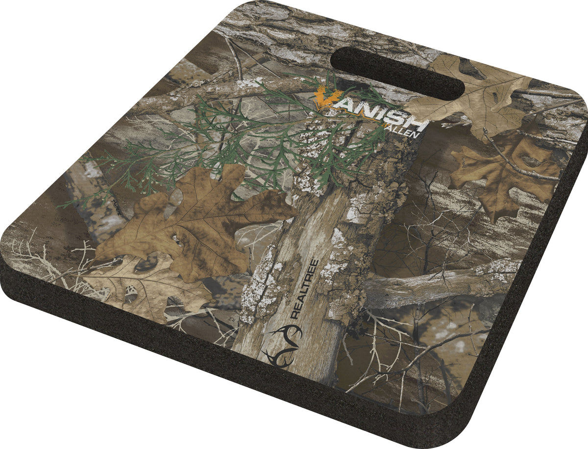 Allen Vanish Foam Cushion, 14"L x 13"W x 1" Thick, Realtree Edge Camo