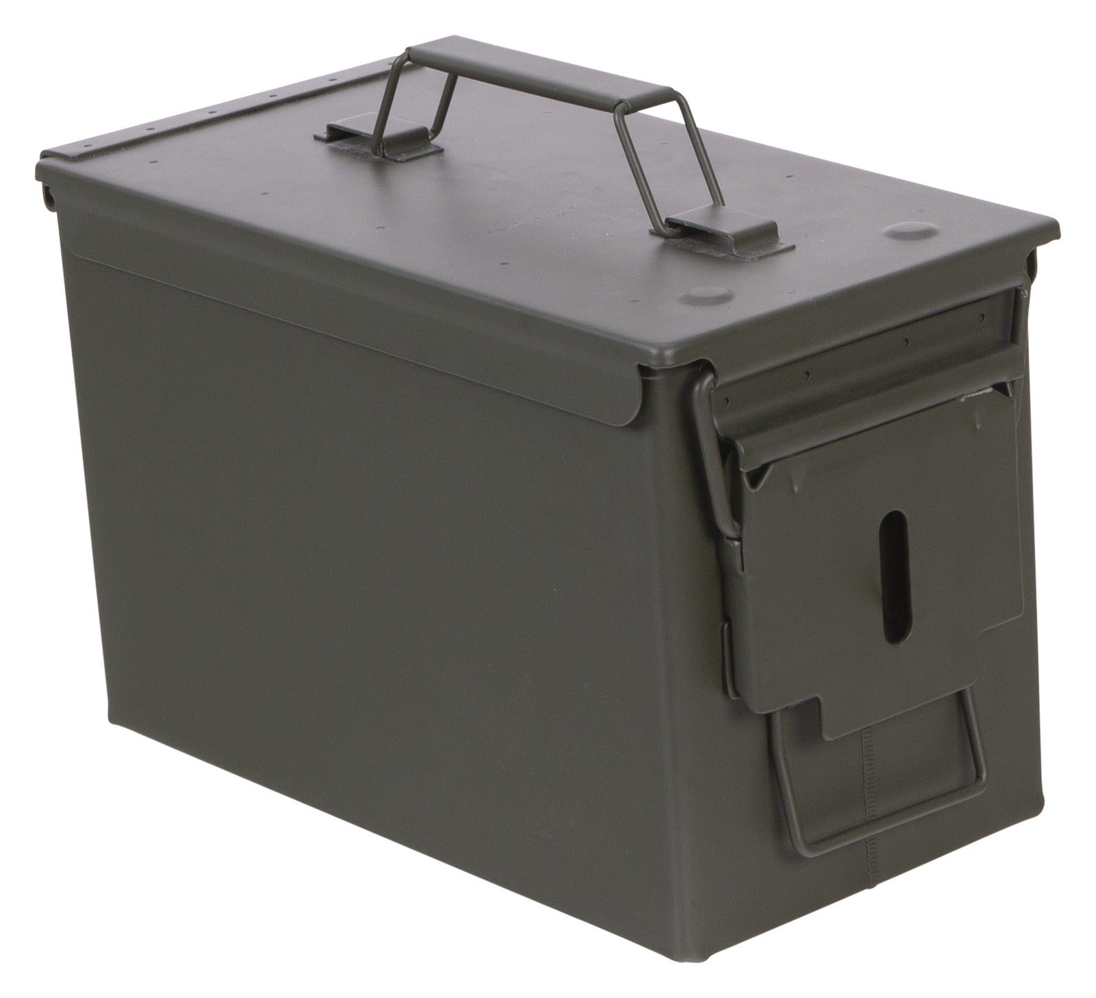 Allen Classic Steel Ammo Box - Large, Lockable, and Waterproof Ammo Storage for 50 Caliber - Shooting Accessories - Army Green Metal Container