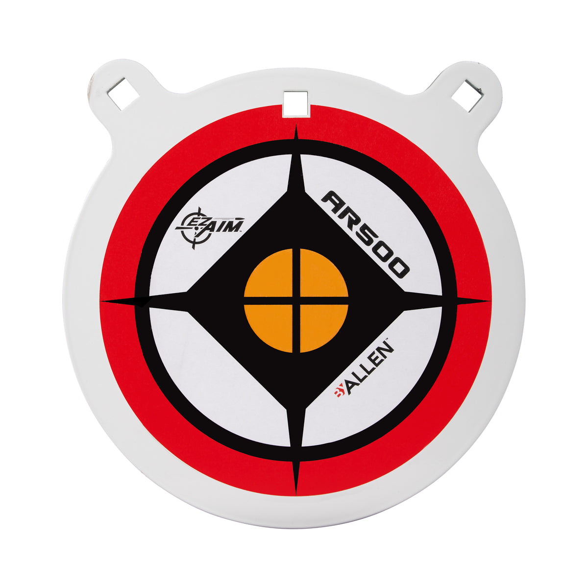 Allen EZ Aim 8" AR500 Steel Gong Shooting Target, White