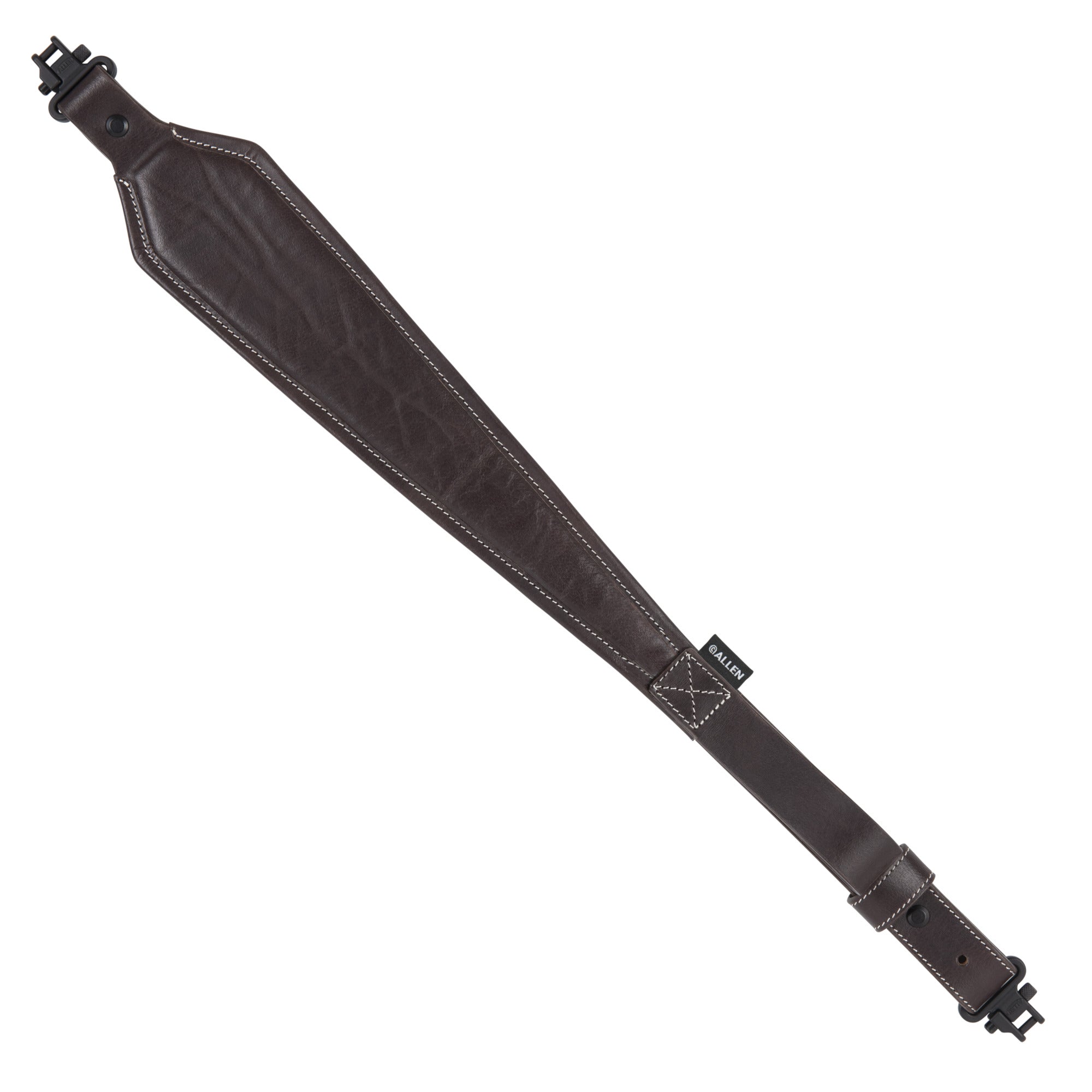 Allen Heritage Plain Dark Leather Rifle Sling, Mahogany
