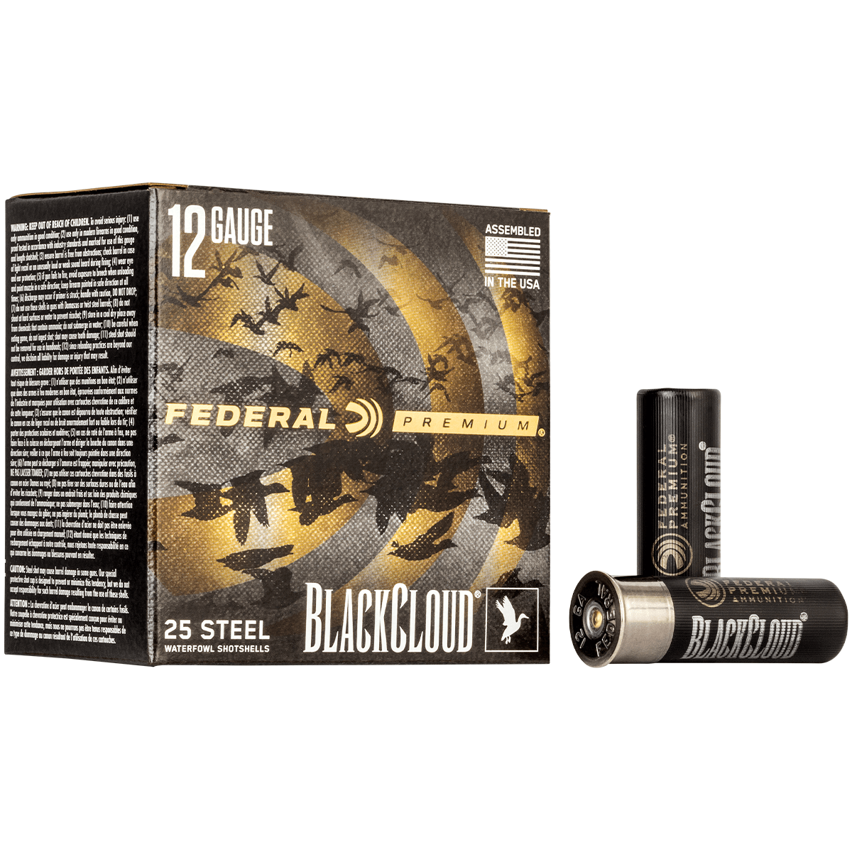 Federal Black Cloud 12 Ga. 2-3/4" 1-1/8 Oz #3 1500 Fps