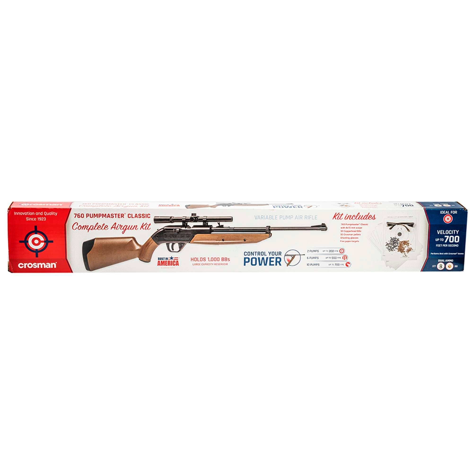 Crosman 760 Pumpmaster .177 BB/Pellet Air Rifle Kit