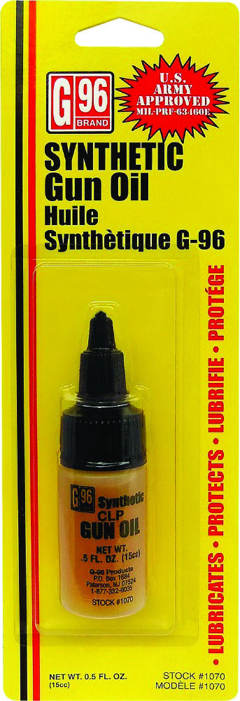 G96 Synthetic CLP Gun Oil - 5 Oz