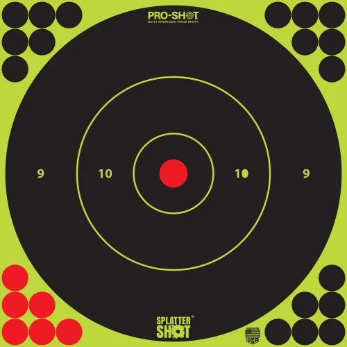 Pro-Shot SplatterShot 12" Green Target 5 Pack
