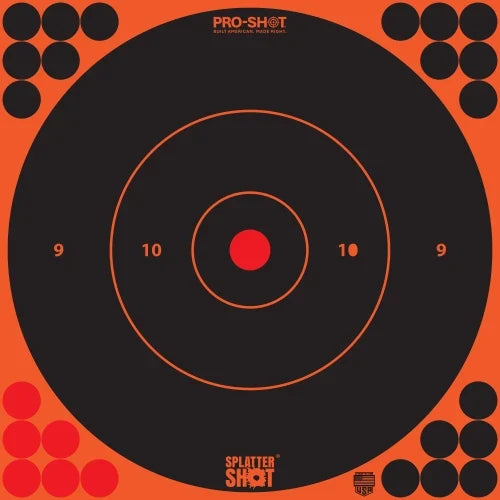Pro-Shot SplatterShot 12" Orange Target 5 Pack