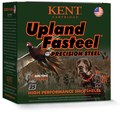 Kent Upland Fasteel 12 Gauge shotshell ammunition
