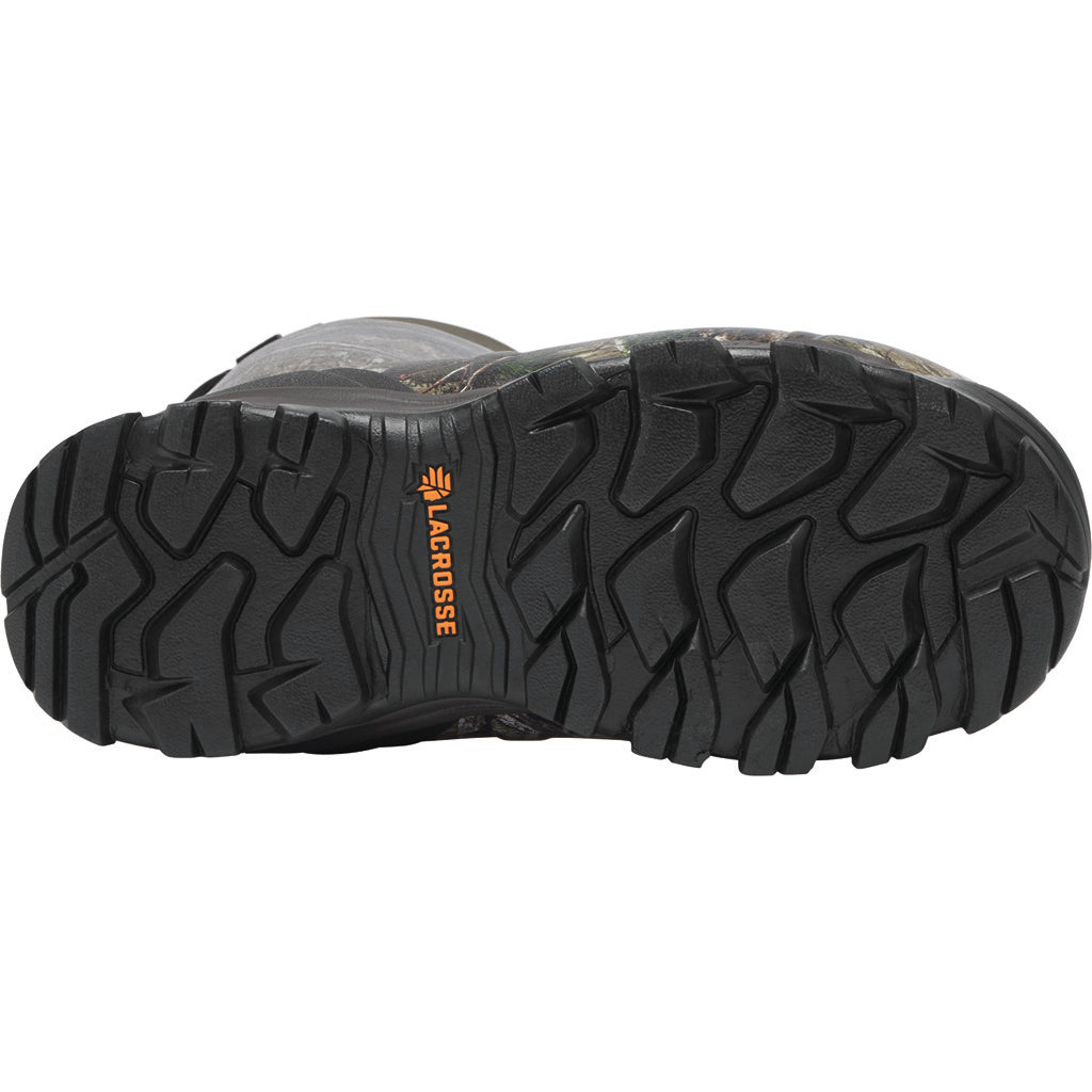 Outsole of LaCrosse Alphaburly Pro 18-inch 1600G hunting boot