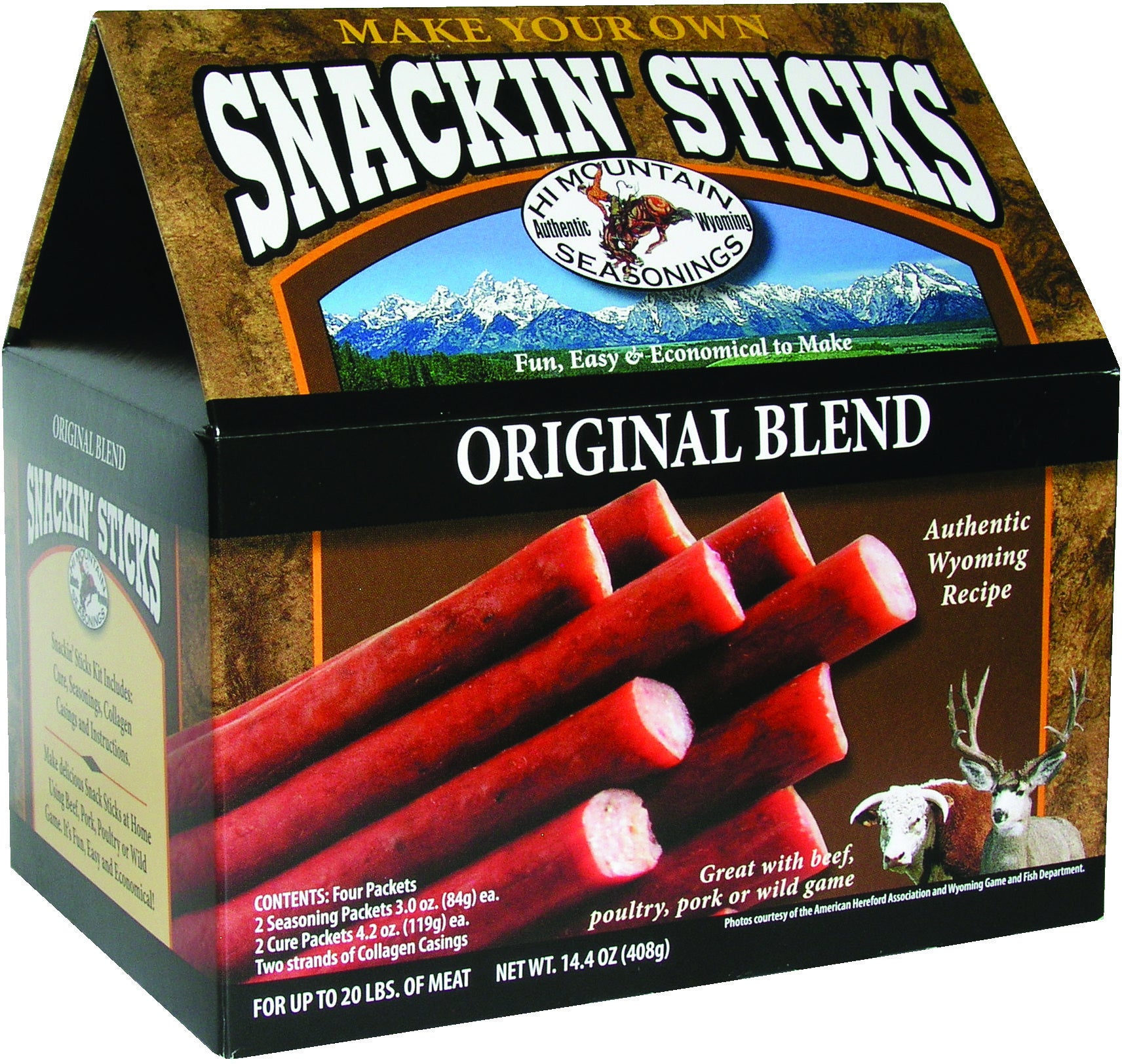 Hi Mountain Seasonings Snackin Stick Kit -14.4 Oz