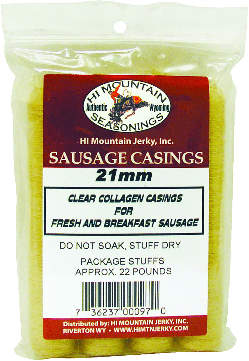 Hi Mountain 21MM Collagen Breakfast Sausage Casings