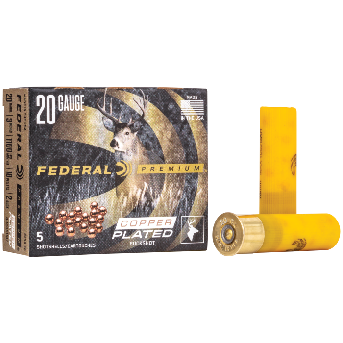 Federal Premium 20 Gauge 3" 2 Buck
