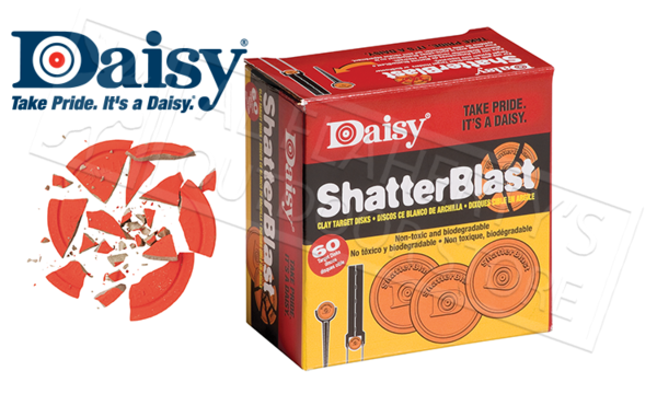 Daisy ShatterBlast Targets – 60 Count