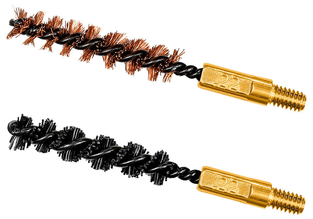 Otis .22 Cal Bore Brush Combo – Nylon & Bronze, 2 Pack product image