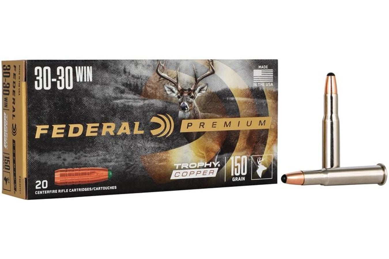 Federal Premium Trophy Copper 30-30 Winchester 150gr - 20 Rounds