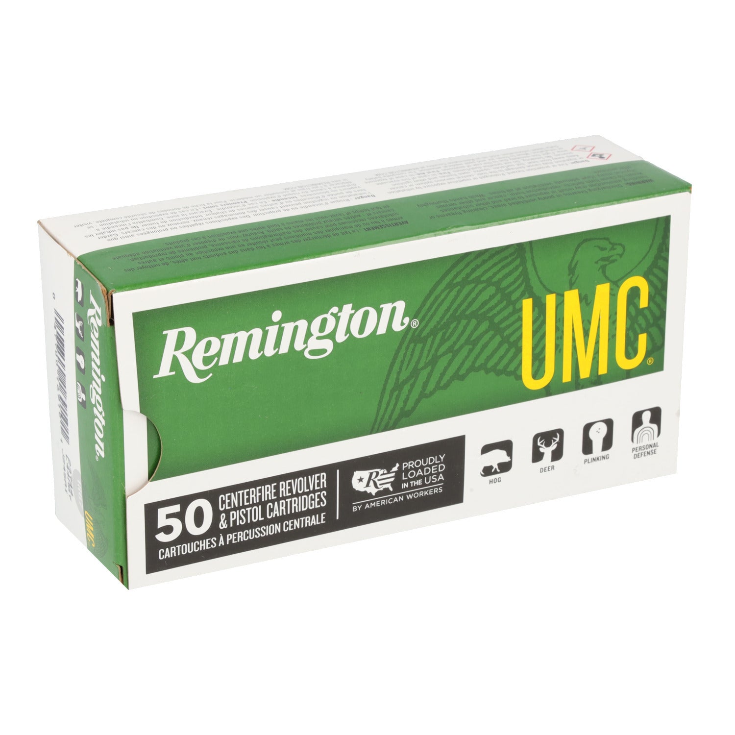 Remington UMC Handgun 44 Rem Magnum JSP, 180gr, 50ct