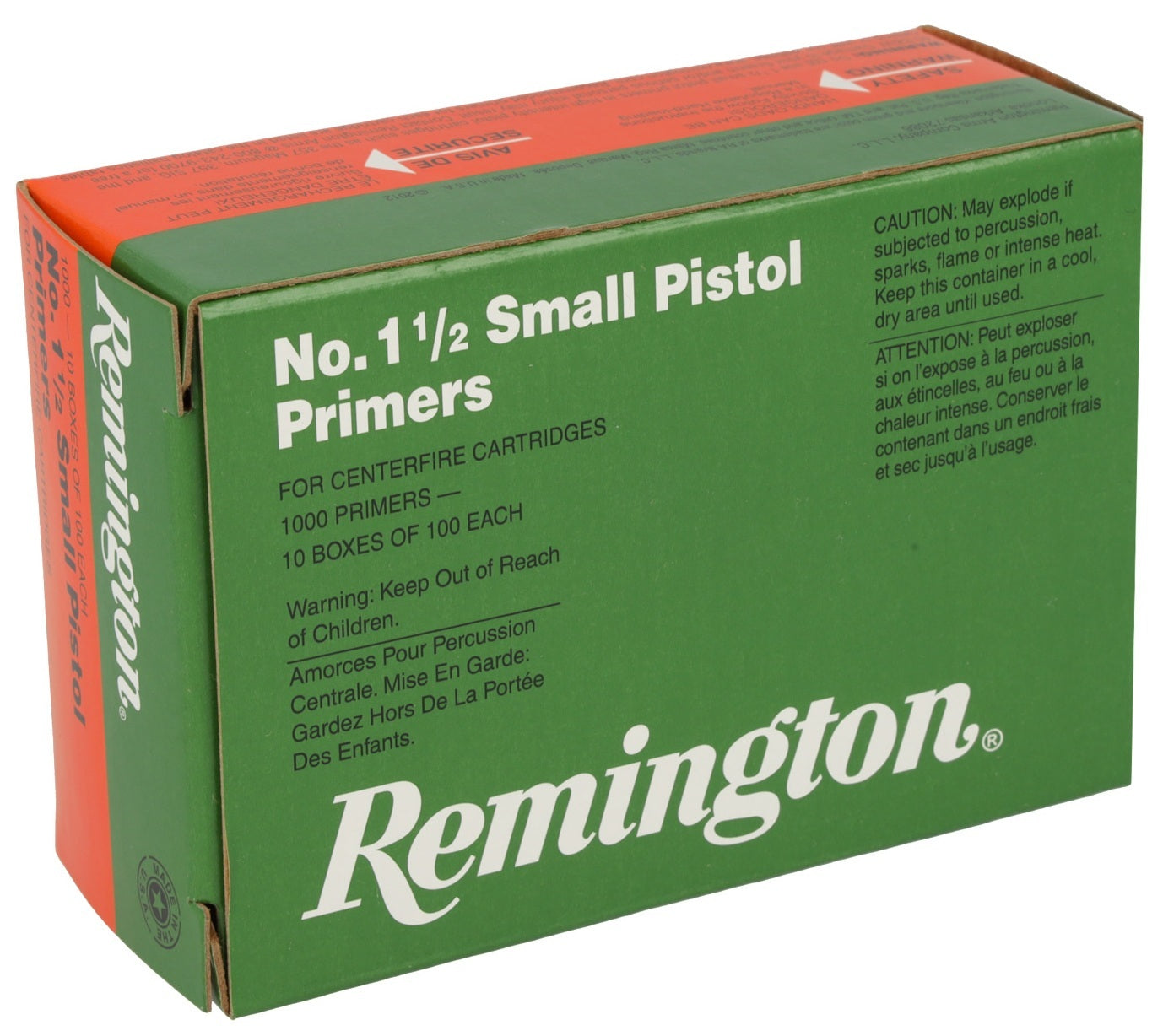Remington X22600 Centerfire Primers 1-1/2 Sm Pistol Primers