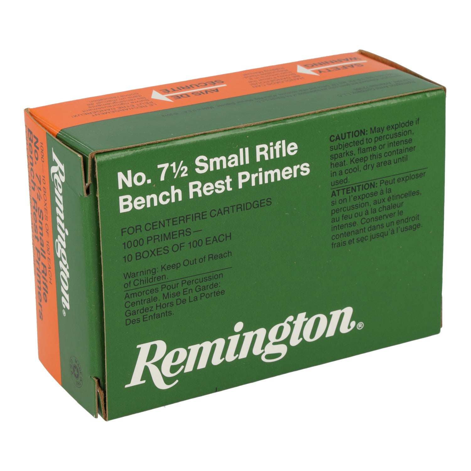 REMINGTON NO. 2 1/2 LARGE PISTOL PRIMERS 100 PACK