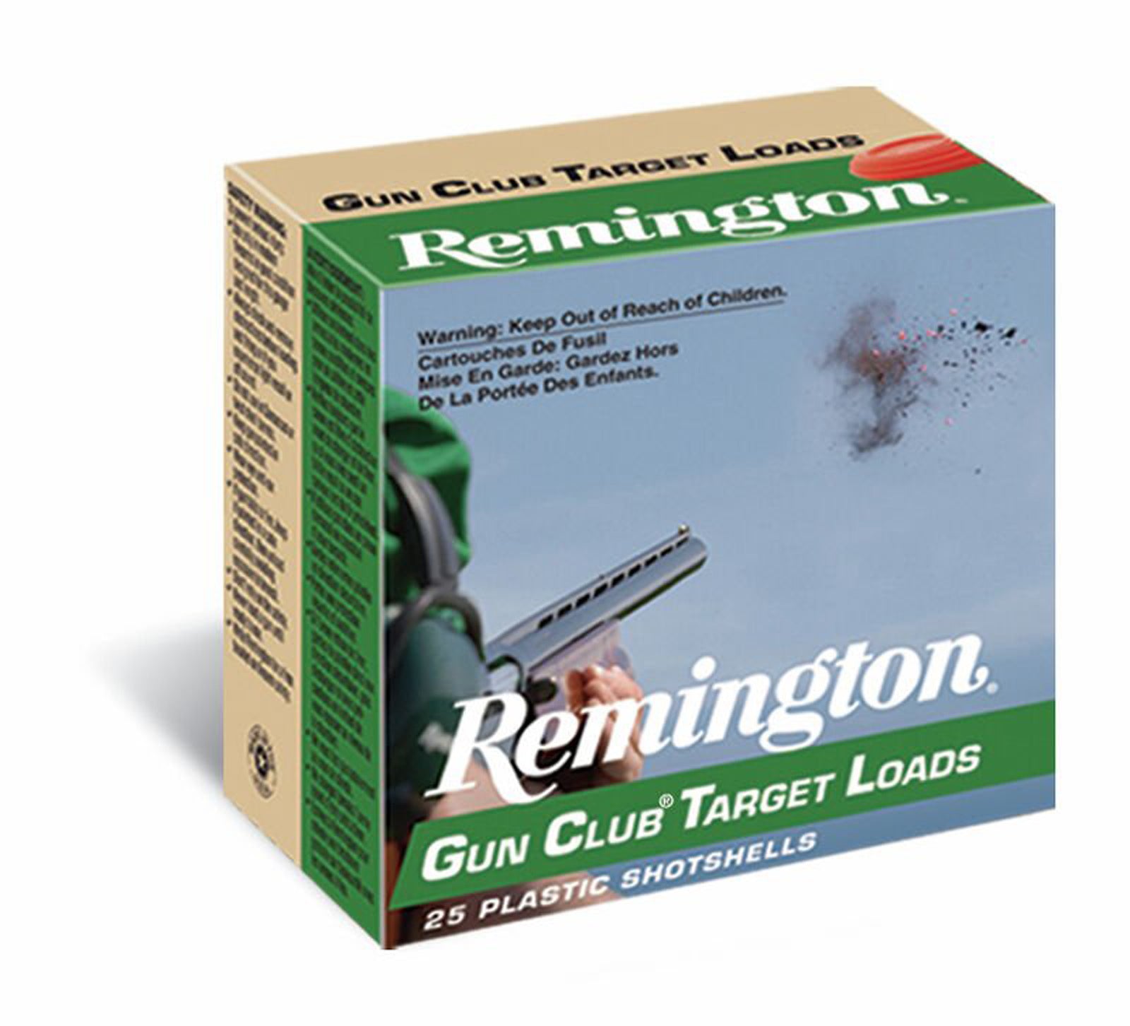 Remington Gun Club Target Loads - 12 Ga. - #7.5 Shot - 25 Rounds
