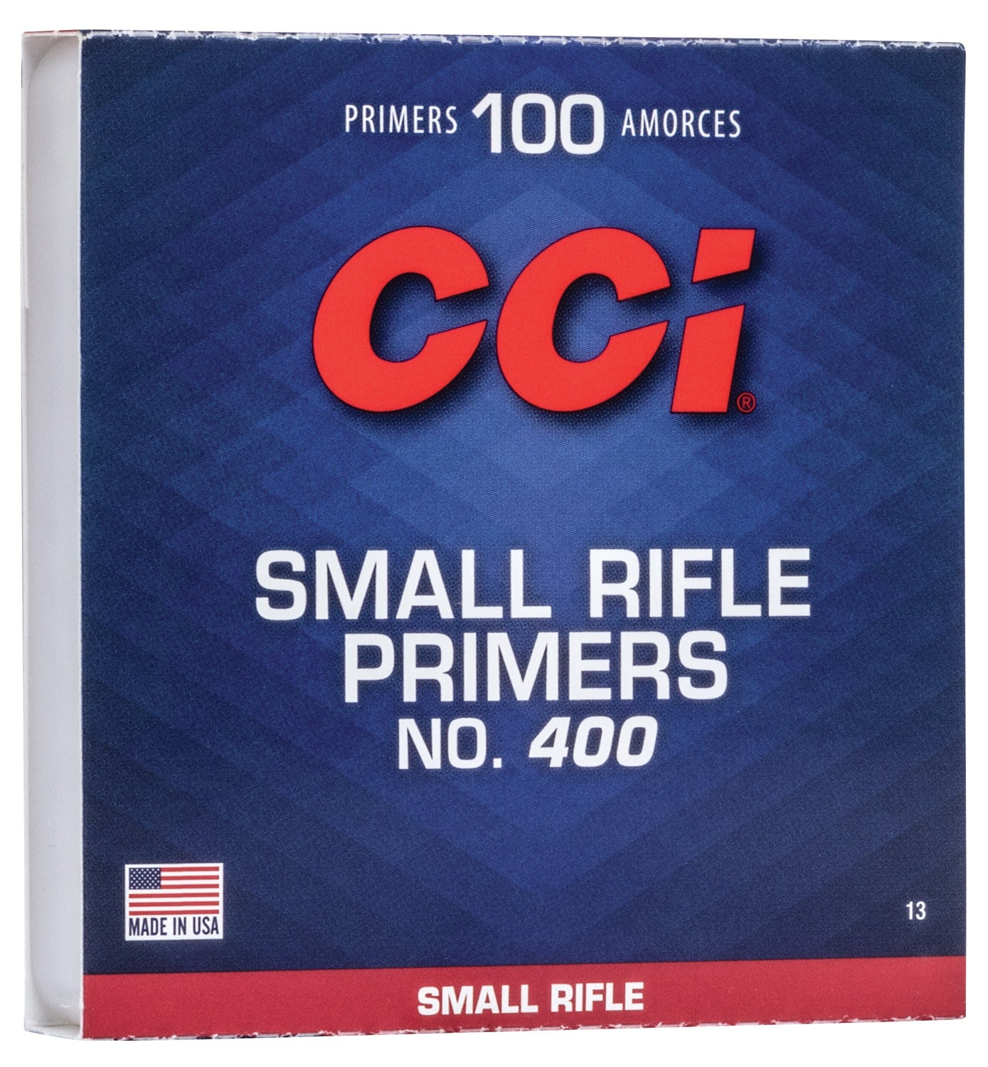 CCI NO. 400 SMALL RIFLE PRIMERS QTY 100