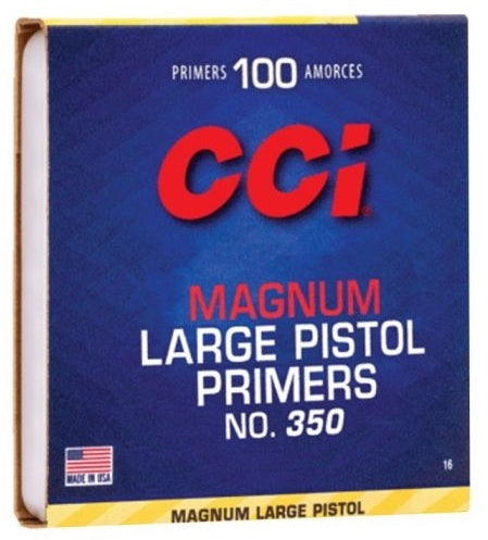 #350 Magnum LARGE PISTOL PRIMERS-Winchester CCI