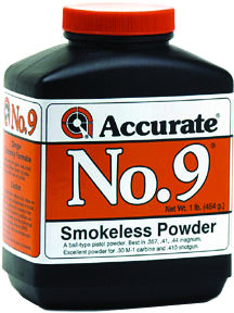 Accurate Number 9 Double-Base Smokeless Handgun Reloading Powder