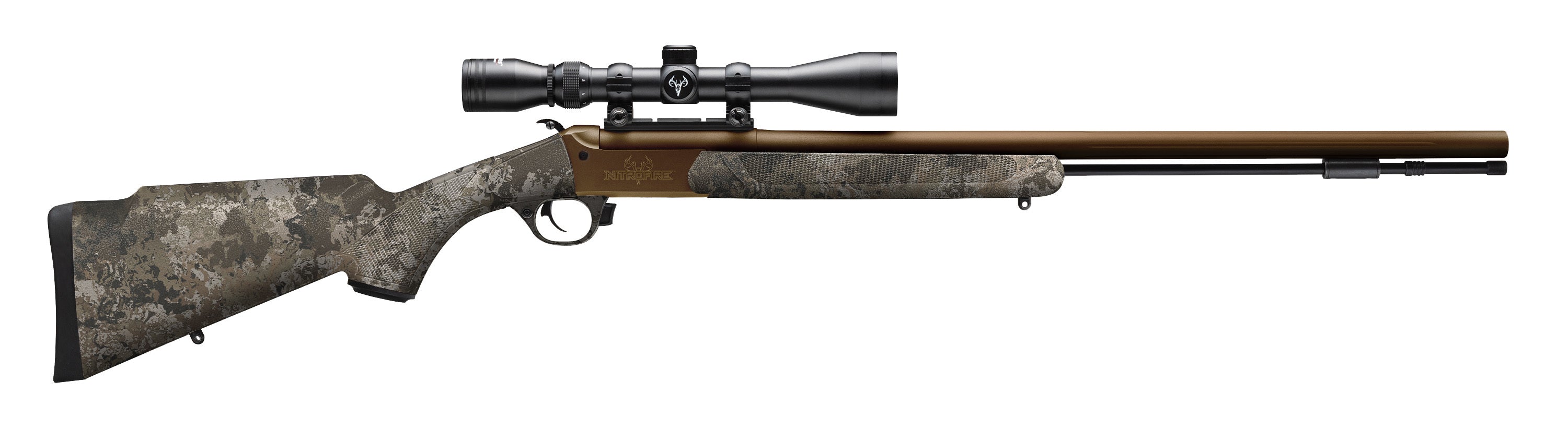 Traditions CR5848804425 NitroFire Syn Veil WidelandBB CeraKote 50 cal 26 Chromoly Steel Brl 124 VAPR Twist w 39x40 Scope
