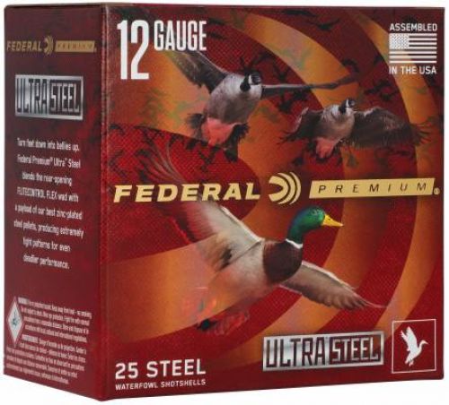 Federal 12GA 3" 1-1/4 Oz BB Ultra Steel Ammo
