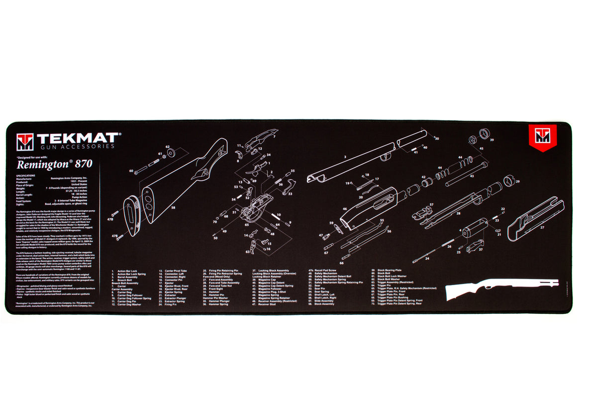 TekMat TEK-R44-REM-870 Gun Cleaning
