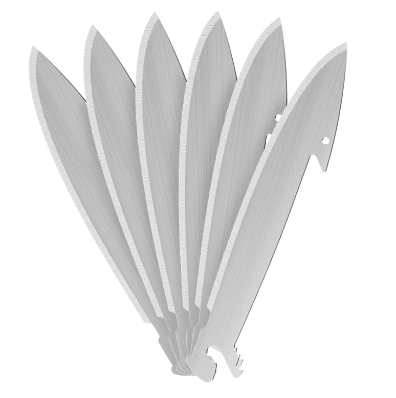 Muddy Replace-A-Blade Replacement Blades, 6 Pack, Blister Packed