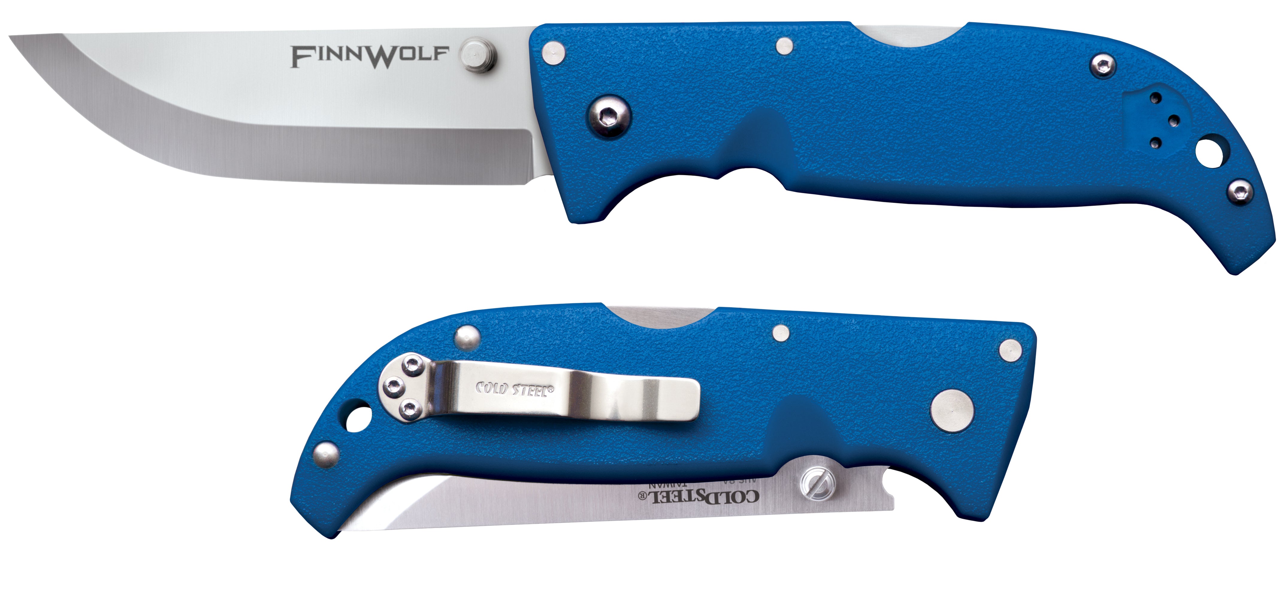 Cold Steel CS-20NPG Finn Wolf, Blue, 7-7/8" Overall, 3.5 Blade, 3mm