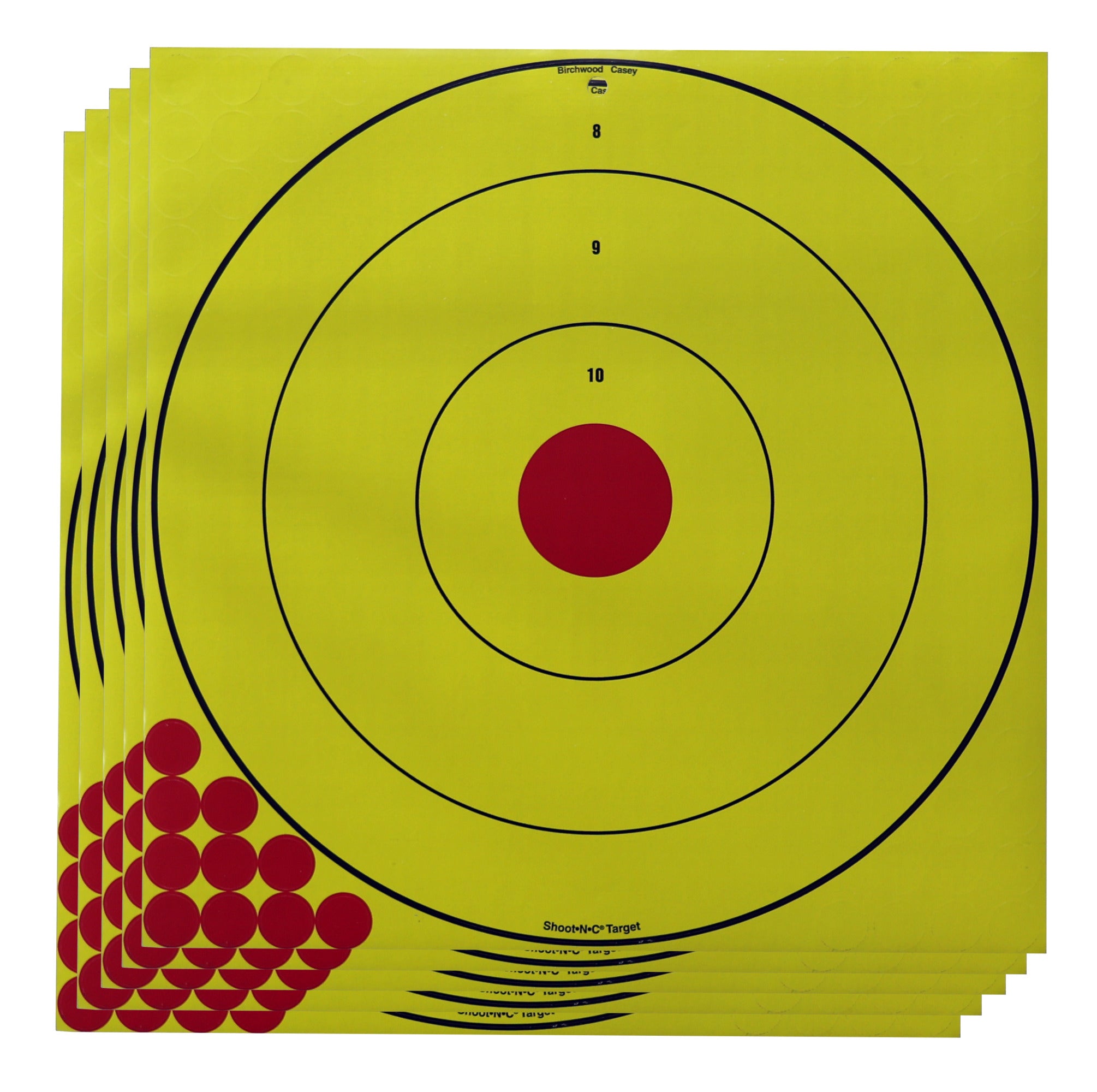 Birchwood Casey Long-Range Bullseye Target (5 Pack)