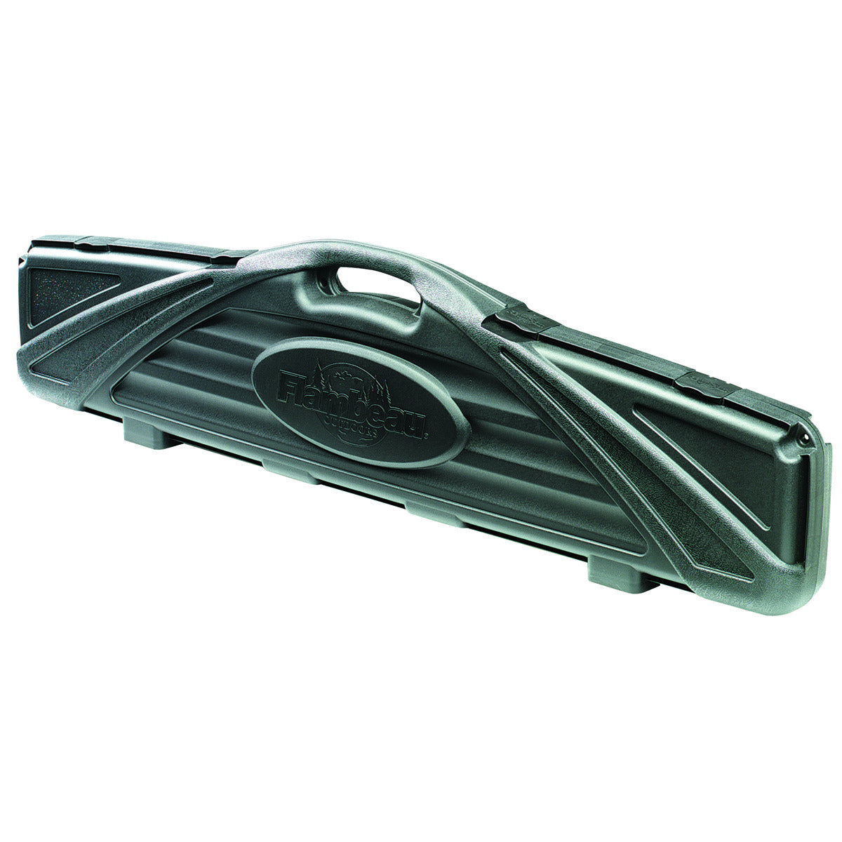 Flambeau 6489NZ Oversized Safe Shot Scoped Single Gun Case, 4 Point Locking