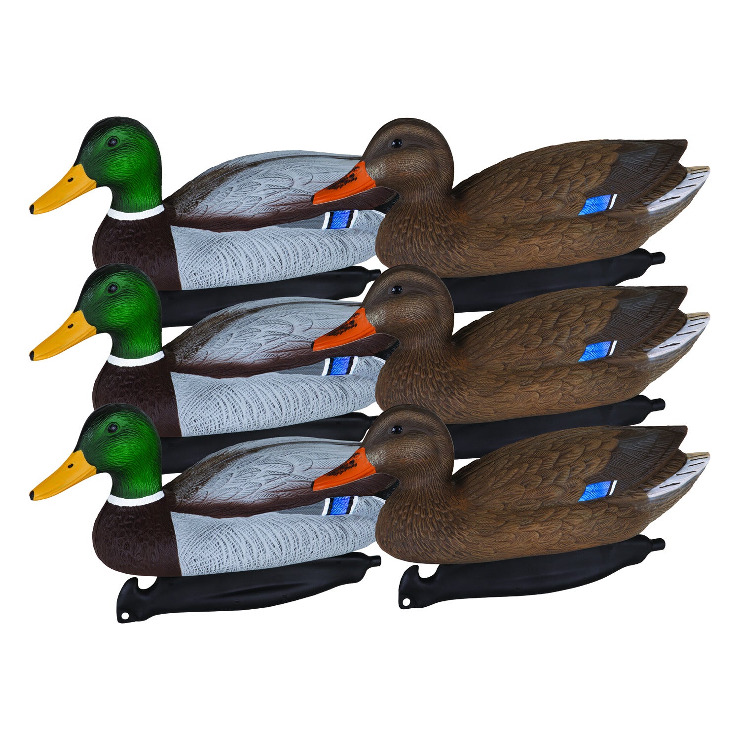 Flambeau Mallard Decoys- Super Magnum - 6 pack Assortment