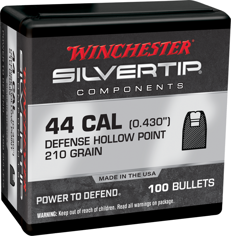 Winchester .430 210gr Silvertip Hollow Point Bullets - 100 Count
