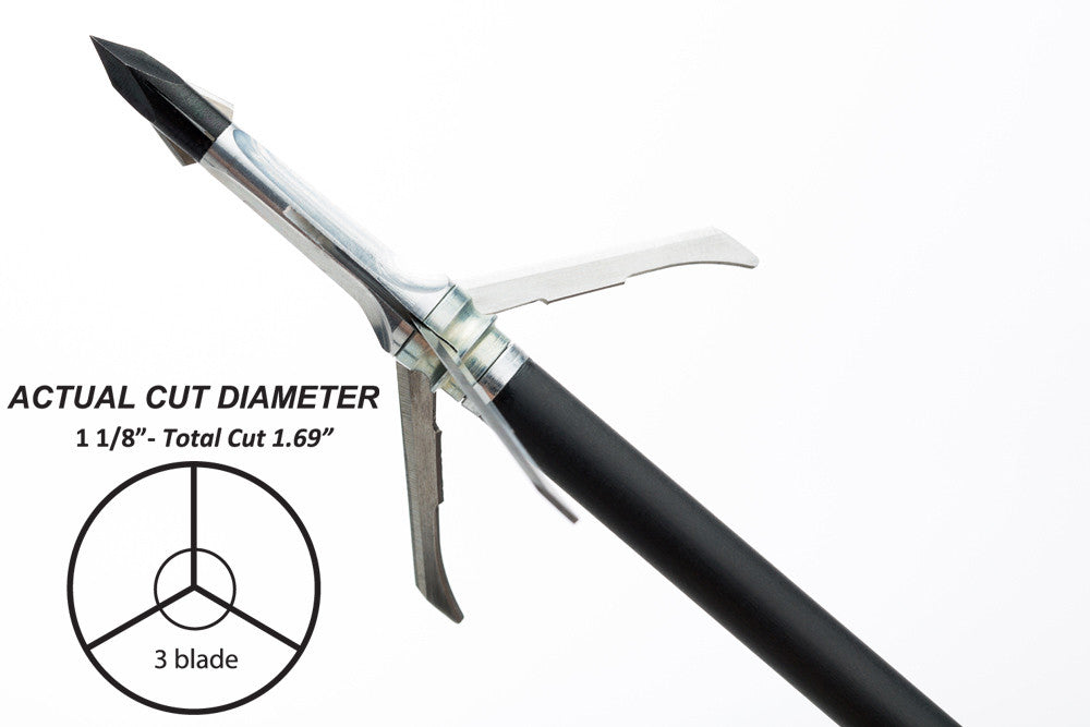 Grim Reaper Razortip Mechanical Broadheads - 125 gr (1 3/8'') - #1913