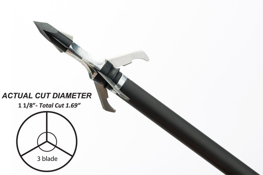 Grim Reaper Razortip Mechanical Broadheads - 100 gr Whitetail Special (2") - #1924