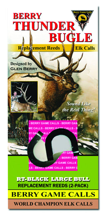 Berry Thunder Bugle Thin Repl Reed Blk 2Pk
