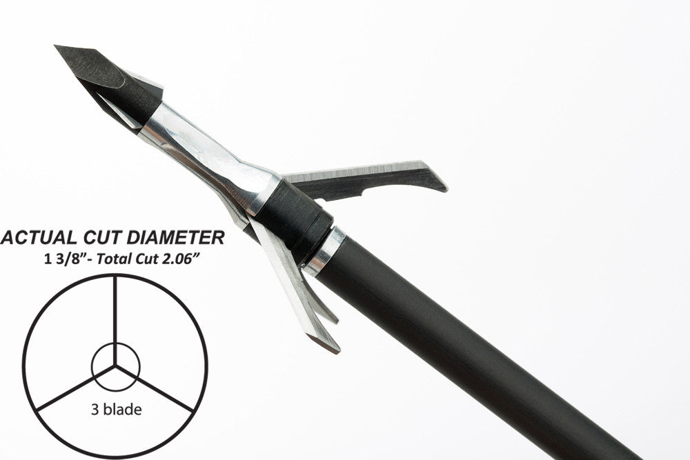 Grim Reaper Razortip Mechanical Broadheads - 125 gr (1 3/8'') - #1913