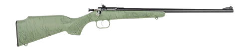 Crickett Gen 2 .22 LR Rifle – Green/Black Webbed Synthetic, Blued product image