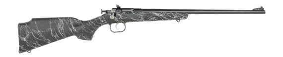 Crickett Gen 2 .22 LR Rifle – Black/White Webbed Synthetic, Blued product image