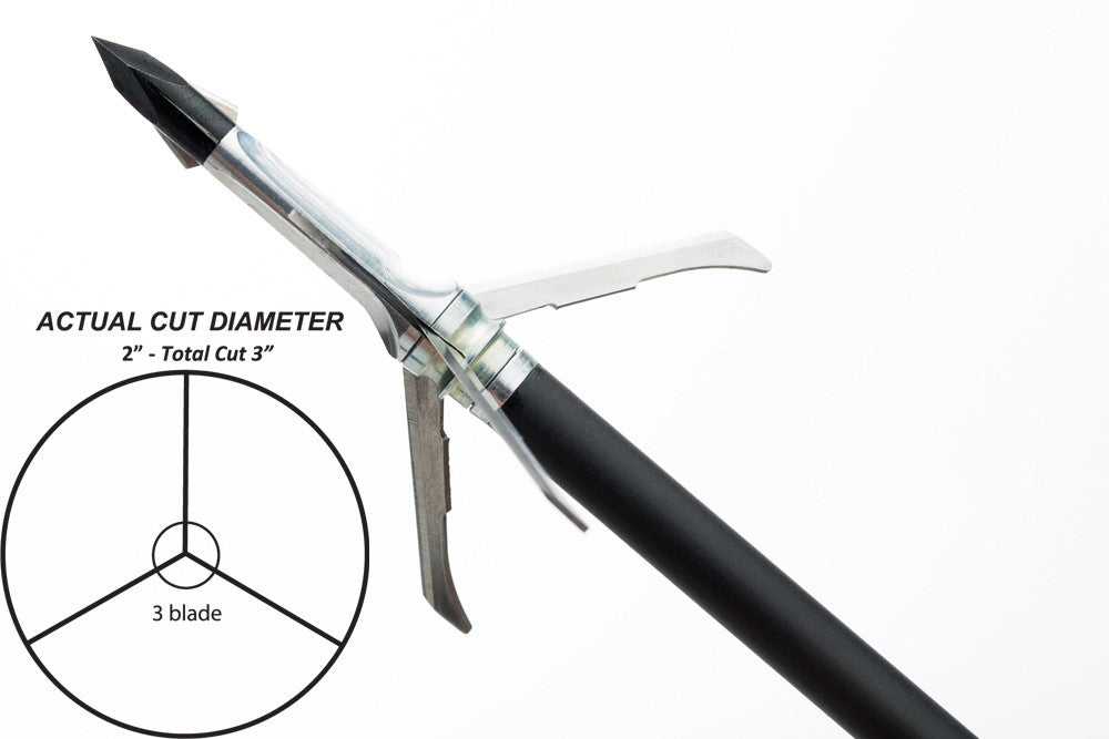 Grim Reaper Razortip Mechanical Broadheads - 125 gr (1 3/8'') - #1913