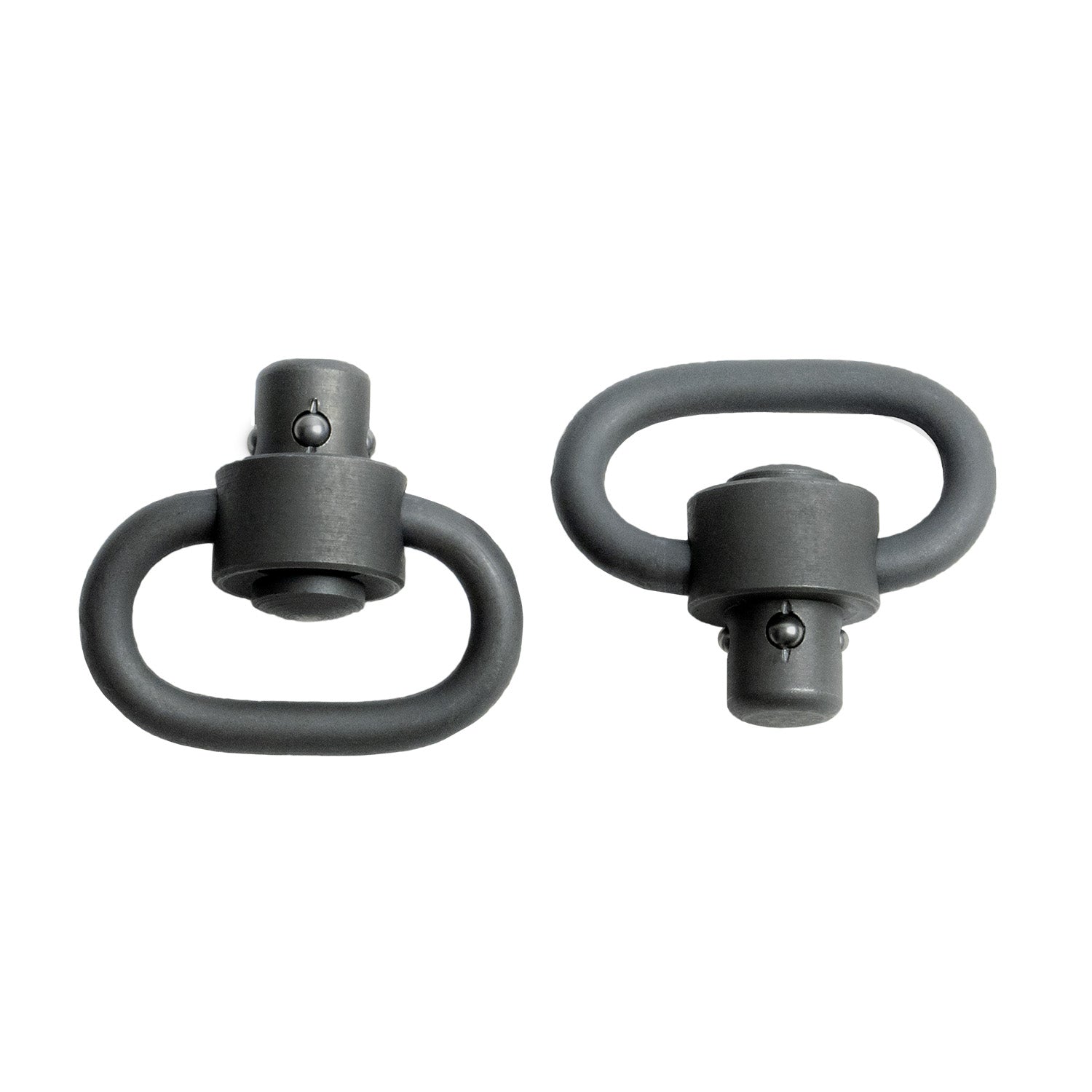 GrovTec Heavy Duty Push Button Swivels - 1 in - Black Nitride