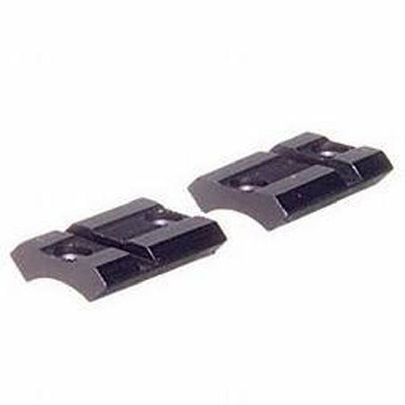 Weaver No. 418M Base CVA Traditions & Winchester Muzzleloader Standard 2-Piece Detachable Top-Mount Base Front & Rear Black Matte